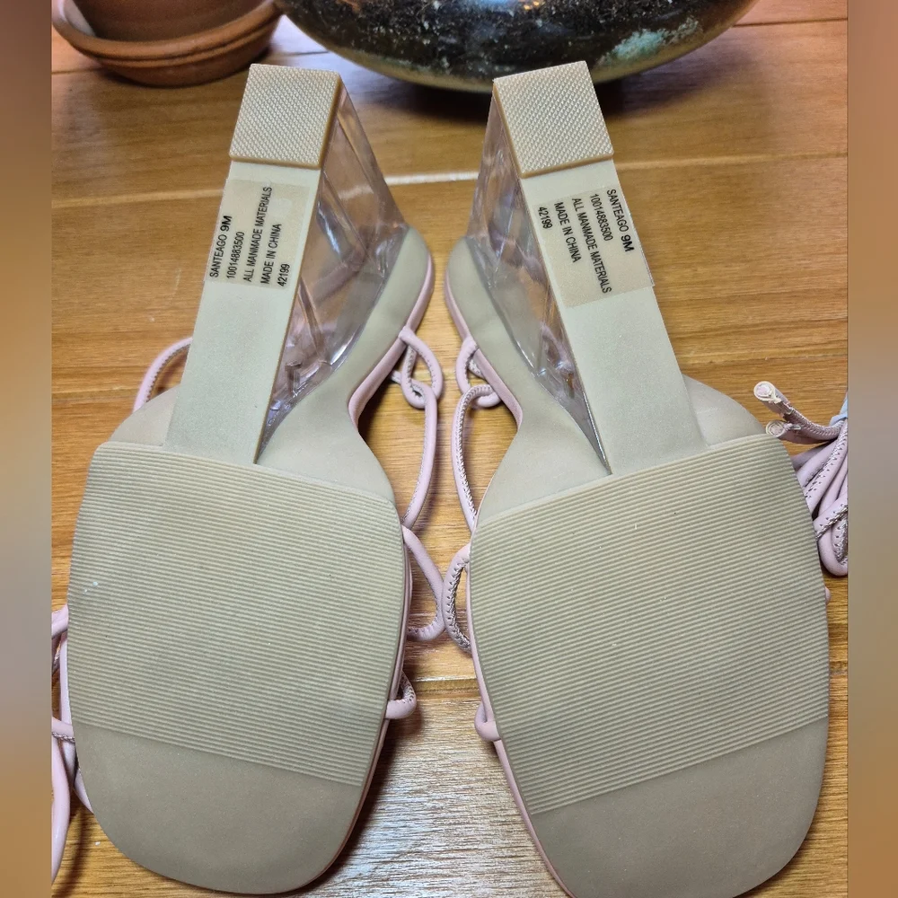 Wild Pair Santeago Strappy Wedge Heels - Size 9‎